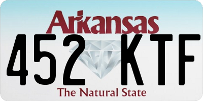 AR license plate 452KTF