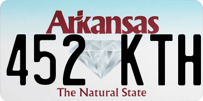 AR license plate 452KTH