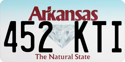 AR license plate 452KTI