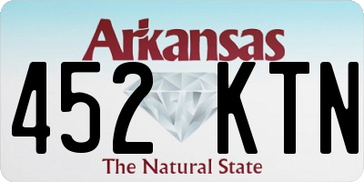 AR license plate 452KTN