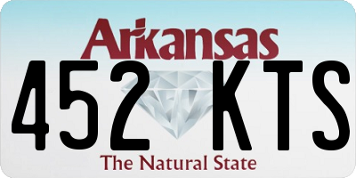 AR license plate 452KTS