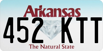 AR license plate 452KTT