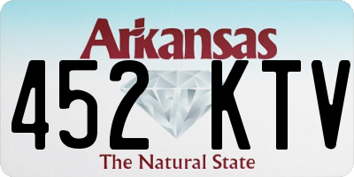 AR license plate 452KTV