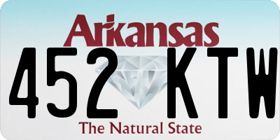 AR license plate 452KTW