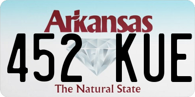 AR license plate 452KUE