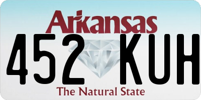 AR license plate 452KUH