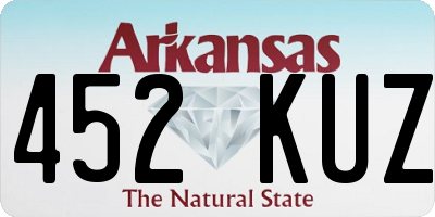 AR license plate 452KUZ