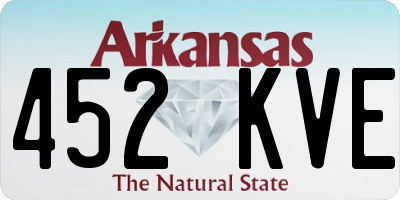 AR license plate 452KVE