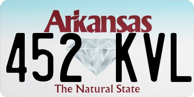 AR license plate 452KVL
