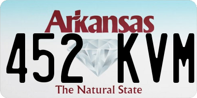 AR license plate 452KVM