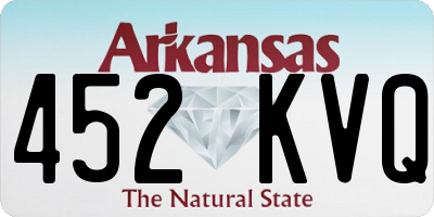 AR license plate 452KVQ