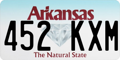 AR license plate 452KXM