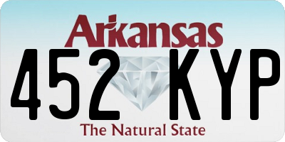AR license plate 452KYP