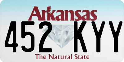 AR license plate 452KYY