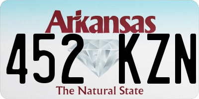 AR license plate 452KZN
