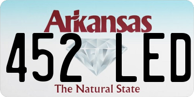 AR license plate 452LED