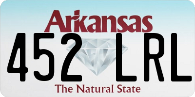 AR license plate 452LRL