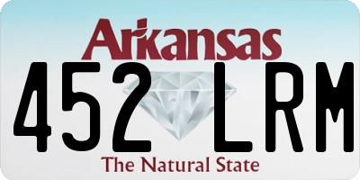AR license plate 452LRM