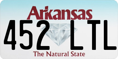 AR license plate 452LTL