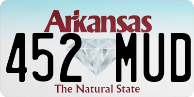 AR license plate 452MUD