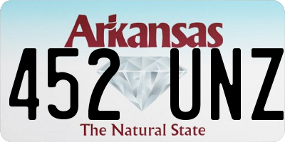 AR license plate 452UNZ
