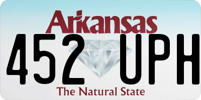 AR license plate 452UPH