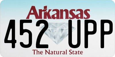 AR license plate 452UPP