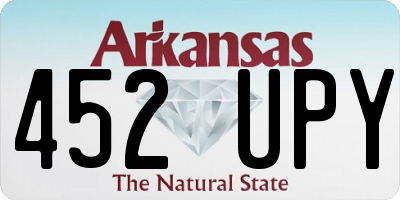 AR license plate 452UPY