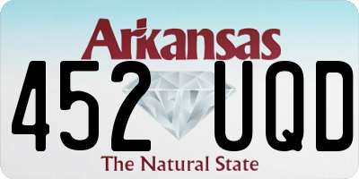 AR license plate 452UQD