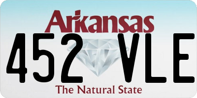 AR license plate 452VLE