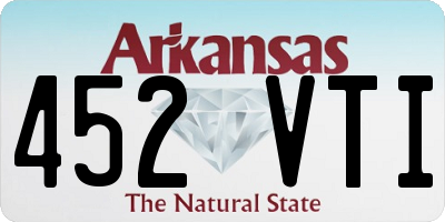 AR license plate 452VTI