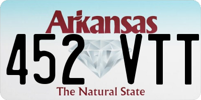 AR license plate 452VTT