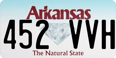AR license plate 452VVH