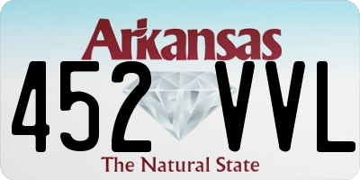 AR license plate 452VVL
