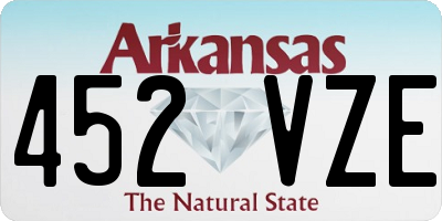 AR license plate 452VZE