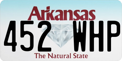 AR license plate 452WHP