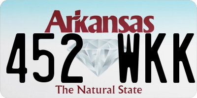 AR license plate 452WKK