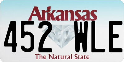 AR license plate 452WLE