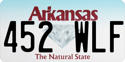 AR license plate 452WLF