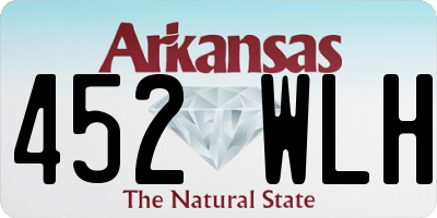 AR license plate 452WLH