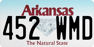 AR license plate 452WMD