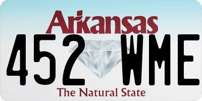 AR license plate 452WME