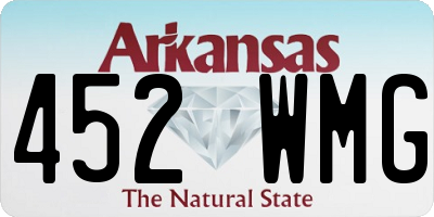 AR license plate 452WMG