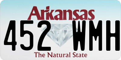 AR license plate 452WMH