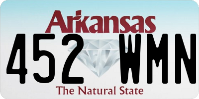 AR license plate 452WMN