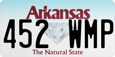 AR license plate 452WMP