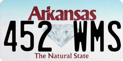 AR license plate 452WMS