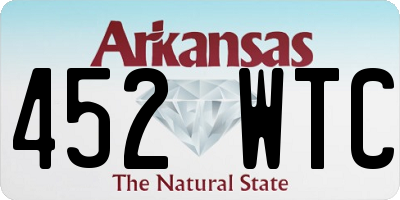 AR license plate 452WTC