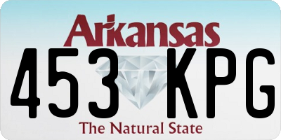 AR license plate 453KPG