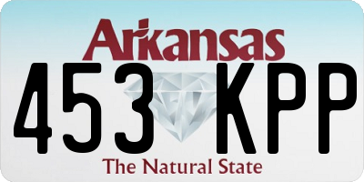 AR license plate 453KPP